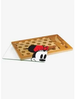Brand new 🎉 Disney Minnie Mouse Icon Glass Top Serving Tray & Knife Set ❤️ -Furniture Outlet Store 12267536 av1