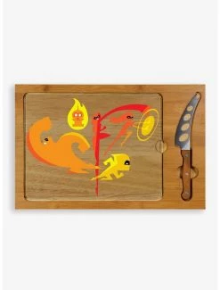 Best Pirce ⌛ Disney Pixar The Incredibles Glass Top Serving Tray & Knife Set ⌛