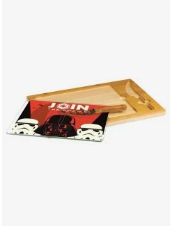 Flash Sale 💯 Star Wars Empire Icon Glass Top Serving Tray & Knife Set 🔔 -Furniture Outlet Store 12267596 av1