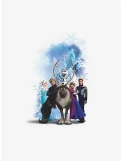 New 💯 Disney Frozen Character Winter Burst Peel And Stick Giant Wall Decals 🤩