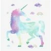 Discount 🔥 Galaxy Unicorn Peel And Stick Giant Wall Decal With Glitter 🔔