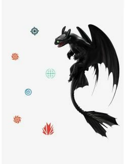 Cheapest 🥰 How To Train Your Dragon: The Hidden World Toothless Peel And Stick Giant Wall Decals 👍