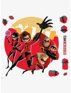Buy ✨ Disney Pixar Incredibles 2 Peel And Stick Giant Wall Decals 😀