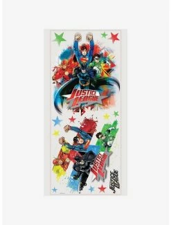 Cheap 🥰 DC Comics Justice League Peel & Stick Giant Wall Decals 🛒