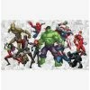 Buy ✔️ Marvel Heroes Chair Rail Prepasted Mural ⌛