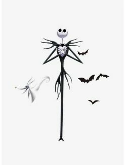 Outlet 🎉 The Nightmare Before 🎄 Christmas Jack Peel And Stick Giant Wall Decals 🔥