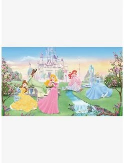 Best reviews of 👏 Disney Princesses Dancing Chair Rail Prepasted Mural 💯