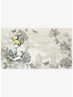 Flash Sale 🎁 Disney Fairies Tinker Bell Vintage Chair Rail Prepasted Mural 🥰