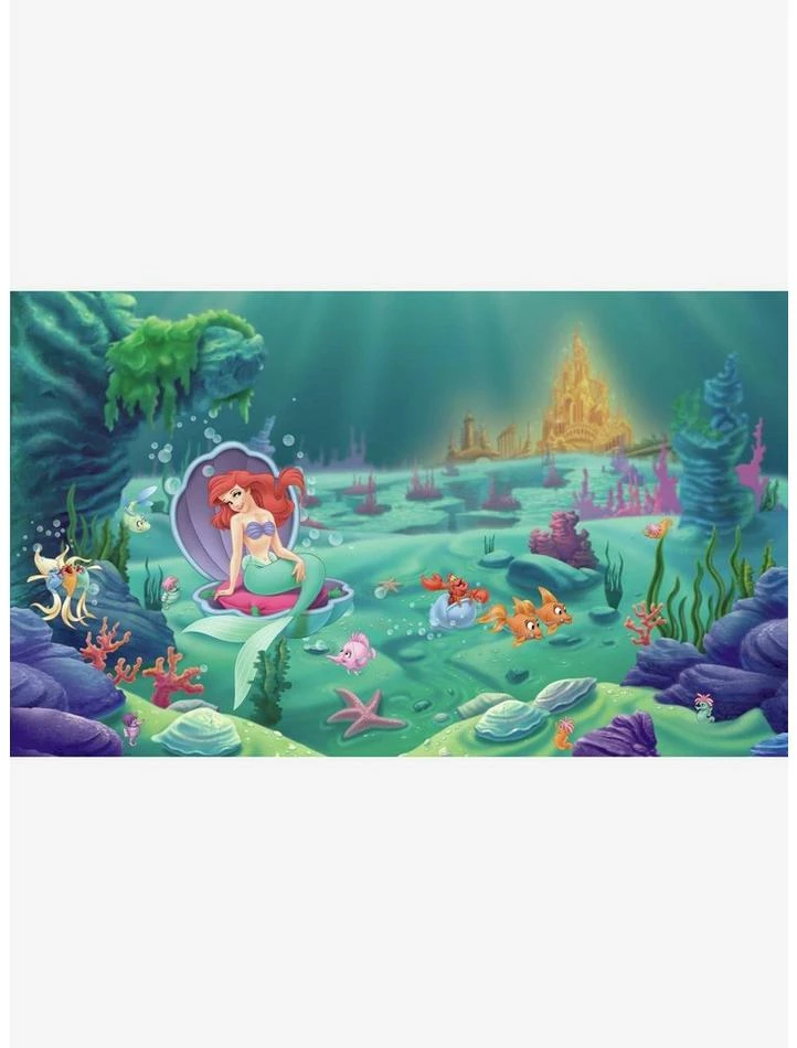 Best deal ๐งจ Disney Princess The Little Mermaid Chair Rail Prepasted Mural โ๏ธ 1 Best deal ๐งจ Disney Princess The Little Mermaid Chair Rail Prepasted Mural โ๏ธ