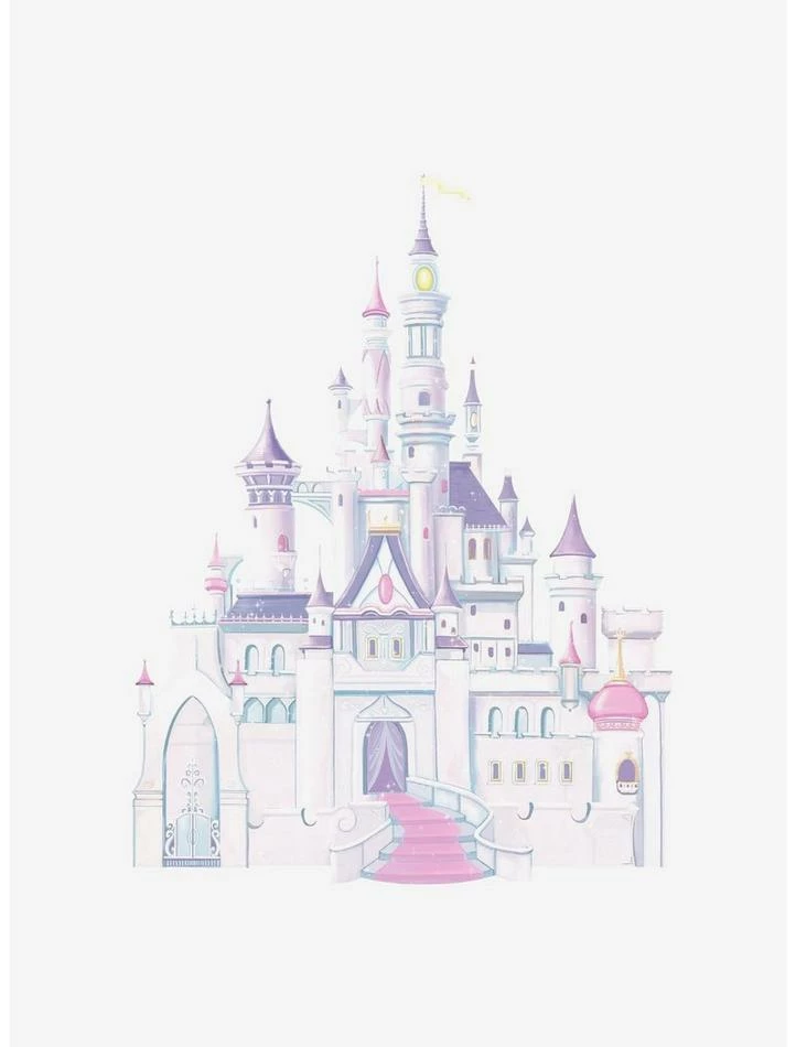 Best Pirce 🛒 Disney Princess Castle Peel & Stick Giant Wall Decal ❤️ 1 Best Pirce 🛒 Disney Princess Castle Peel & Stick Giant Wall Decal ❤️