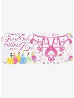 Budget 🔥 Disney Princesses Crown Peel & Stick Giant Wall Decal 🎁