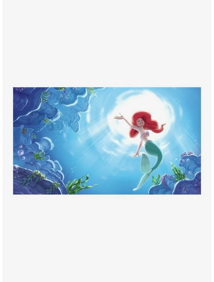 Promo ✔️ Disney The Little Mermaid 'Part Of Your World' Chair Rail Prepasted Mural ✔️ 1 Promo ✔️ Disney The Little Mermaid 'Part Of Your World' Chair Rail Prepasted Mural ✔️