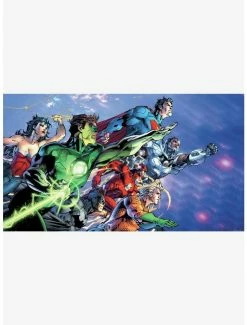Wholesale 💯 DC Comics Justice League Chair Rail Prepasted Mural ✨
