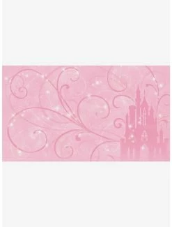 Coupon 🤩 Disney Princess Scroll Castle Chair Rail Prepasted Mural 👍