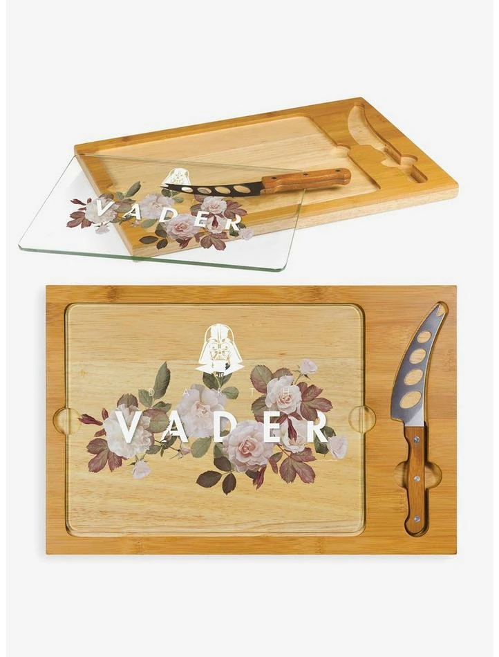 Discount โค๏ธ Star Wars Darth Vader Icon Glass Top Serving Tray & Knife Set ๐ 3 Discount โค๏ธ Star Wars Darth Vader Icon Glass Top Serving Tray & Knife Set ๐ - Image 3