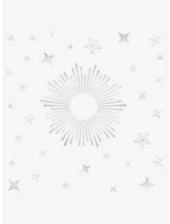 New 😍 Sunburst Peel & Stick Decals With Circle Mirror 🎁