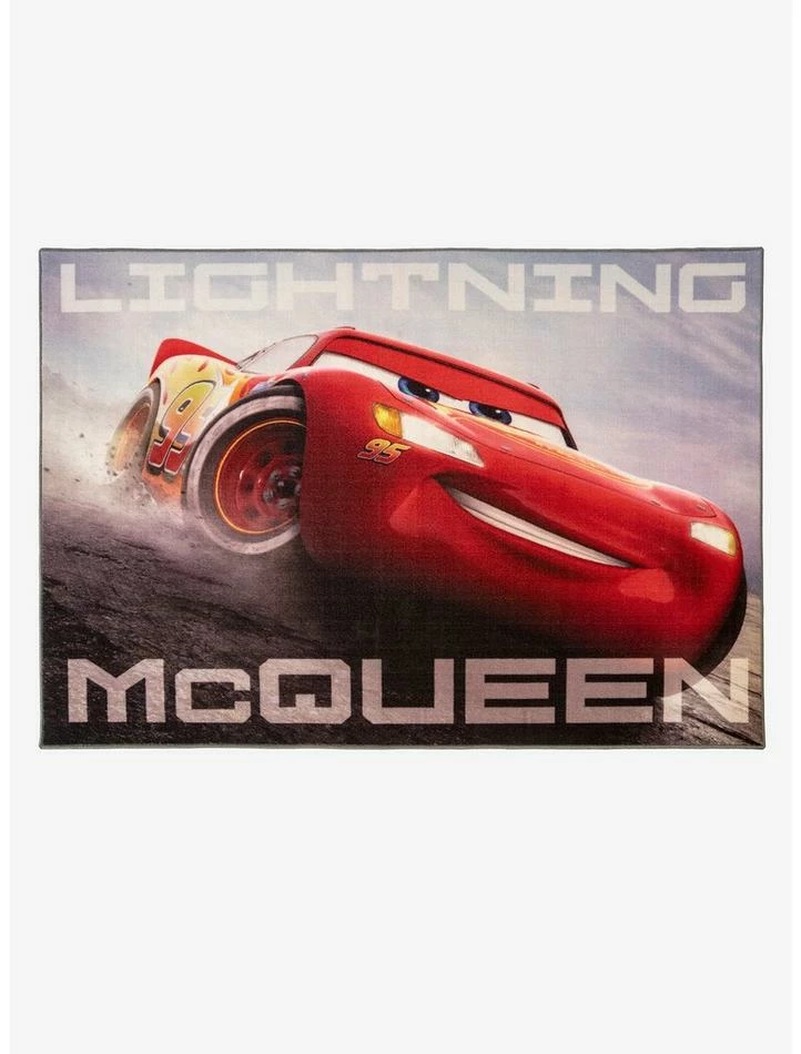 Hot Sale โค๏ธ Disney Pixar Cars Lightning McQueen Rug ๐งจ 1 Hot Sale โค๏ธ Disney Pixar Cars Lightning McQueen Rug ๐งจ
