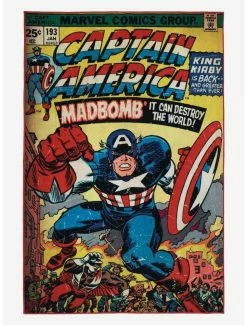 Best Sale 🔔 Marvel Captain America Comic Rug 🎁