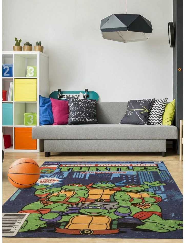 Discount โ๏ธ Teenage Mutant Ninga Turtles Comic Rug ๐ 2 Discount โ๏ธ Teenage Mutant Ninga Turtles Comic Rug ๐ - Image 2