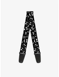 Hot Sale 🌟 The Nightmare Before 🎅 Christmas Jack Outline Expressions Guitar Strap 🥰