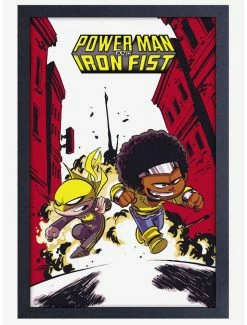 Cheapest 🎁 Marvel Power Man And Iron Fist Skottie Young Poster 🔥