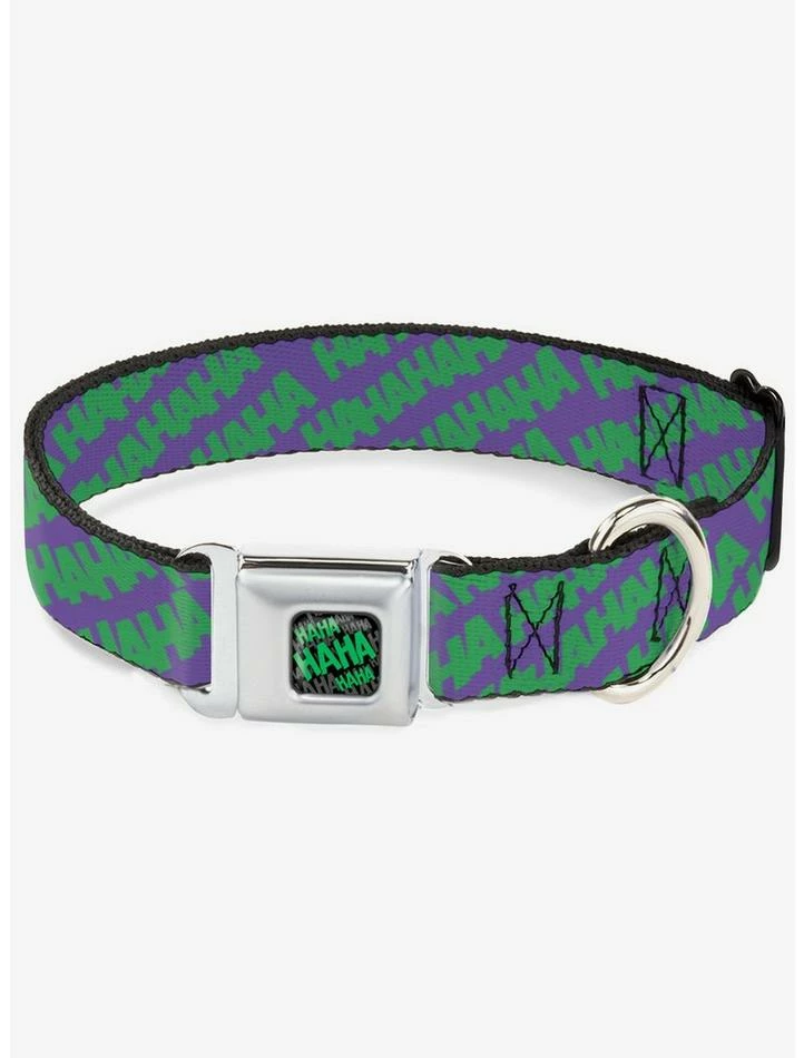 Deals ๐ฏ DC Comics Joker Ha Ha Ha Purple Green Seatbelt Buckle ๐ฆฎ Dog Collar โ 1 Deals ๐ฏ DC Comics Joker Ha Ha Ha Purple Green Seatbelt Buckle ๐ฆฎ Dog Collar โ