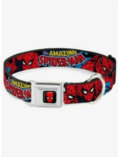 Best reviews of 😀 Marvel Amazing Spider-Man Seatbelt Buckle 🐶 Dog Collar 💯