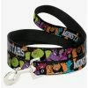 Deals 🤩 Space Jam Monstars 5 Player Pose Galaxy Black White Gray 🐶 Dog Leash 6 Ft 🧨