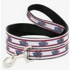 Promo 🎉 Space Jam Tune Squad Logo Stripe White Red Blue 🐕 Dog Leash 6 Ft 😍