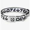 Best reviews of ⭐ Star Wars Aurebesh Stormtrooper White Gray Black Seatbelt Buckle 🐕 Dog Collar 👏