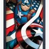 Best Pirce ❤️ Marvel Captain America Flag Poster 😉