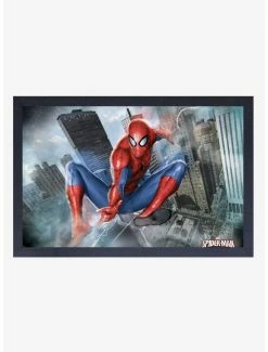 Best Pirce 💯 Marvel Spiderman Skyline Swing Poster 😉