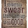 Brand new 💯 Harry Potter "I Solemnly Swear" Embossed Sign ❤️