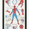 Deals ⌛ Marvel Spider-Man Infographic Poster 🎉