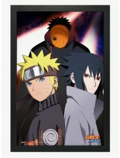 Budget 👍 Naruto Shippuden Tobi Mask Framed Poster 😍