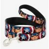 Buy ✔️ Marvel Captain America Face Turns Shield Close Up 🐶 Dog Leash 🥰
