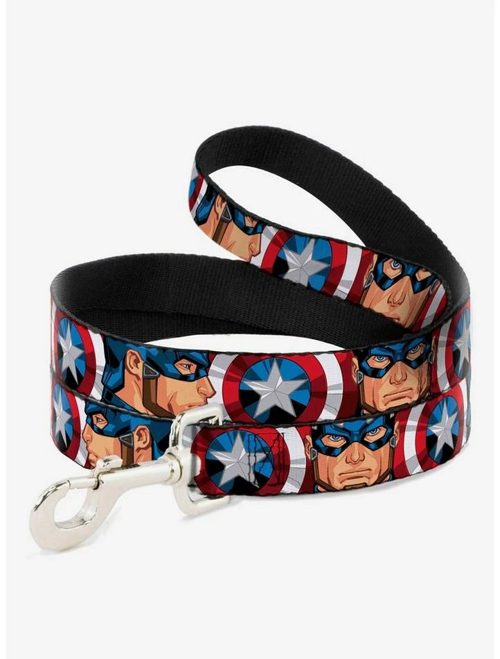 Buy ✔️ Marvel Captain America Face Turns Shield Close Up 🐶 Dog Leash 🥰 1 Buy ✔️ Marvel Captain America Face Turns Shield Close Up 🐶 Dog Leash 🥰