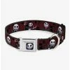 Outlet 😉 The Nightmare Before ❄ Christmas Jack Poses Peeping Eyes 🦮 Dog Collar Seatbelt Buckle 🎉
