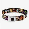 Best deal ❤️ Nickelodeon 90's 13 Character Poses 🐕 Dog Collar Seatbelt Buckle ⭐