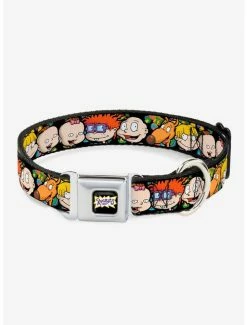 Coupon 😍 Rugrats Character Faces Close Up 🦮 Dog Collar Seatbelt Buckle 😀
