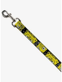 Promo 👏 SpongeBob Close Up Expressions 🐶 Dog Leash 💯 -Furniture Outlet Store 12811110 av1