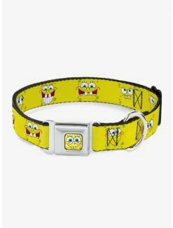 Wholesale 🤩 SpongeBob Expressions 🐕 Dog Collar Seatbelt Buckle ⭐