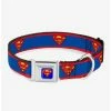 Buy 🧨 DC Comics Superman Shield Logo 🐕 Dog Collar Seatbelt Buckle 💯