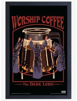 Coupon ⌛ Worship Coffee Framed Print By Steven Rhodes 🥰