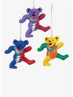 Budget 🌟 Grateful Dead Bears Ornament Set 😉