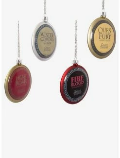 Coupon 👍 Game Of Thrones Disc Ornament Set Of 4 🎁