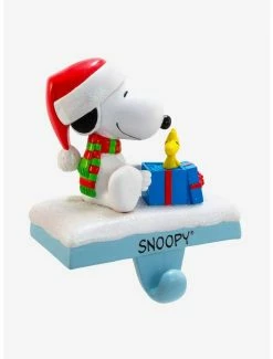 New 😀 Peanuts Snoopy And Woodstock Stocking Holder 👏