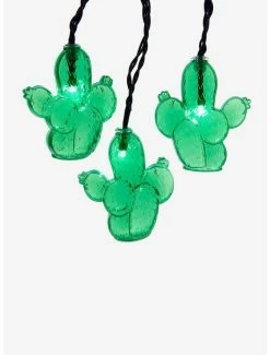 Outlet ⭐ Cactus With Green Led Light Set 🔔