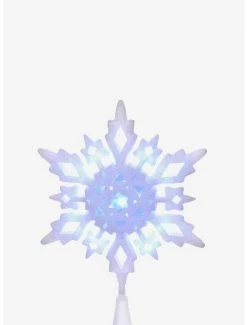 Cheap 🎁 Cool White Led Glitter Snowflake Treetop 🤩