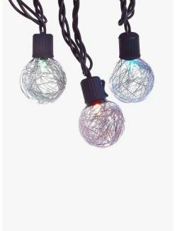 Best reviews of 👏 Silver Tinsel 10-Light Color-Changing Led Ball Light Set ✨